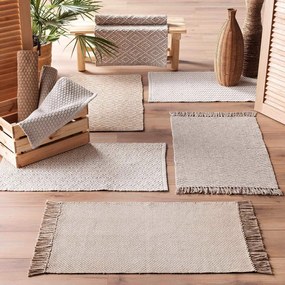 Svetlohnedý prateľný koberec 50x80 cm Alivia – douceur d'intérieur