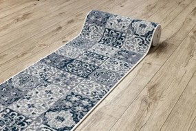 Behúň HEOS 78586 krém / nebeský PATCHWORK, lisabonský obklad