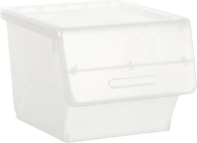 5Five® 2. akosť - Úložný box ALL IN BOX s deleným vekom, 34l - 38 x 45,5 x 31 cm