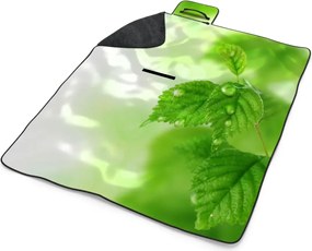 Sablio Plážová deka Listy 3: 200x140 cm