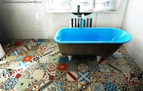 Cementové dlaždice Patchwork viacfarebné | Articima