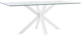 Stôl madie 180 x 100 cm biely MUZZA