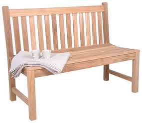 Drevená záhradná lavica v prírodnej farbe Solo – Garden Pleasure