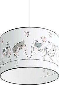 Biele detské svietidlo Puss – Sollux