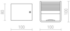 RED - Design Rendl - R12598 - LED Nástenné svietidlo ONYX LED/5W/230V biela