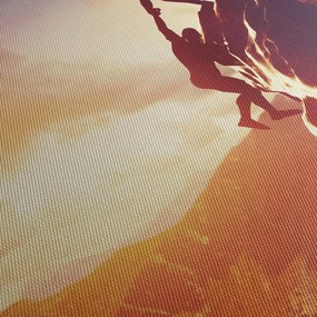 Obraz - Horolezci (120x50 cm)