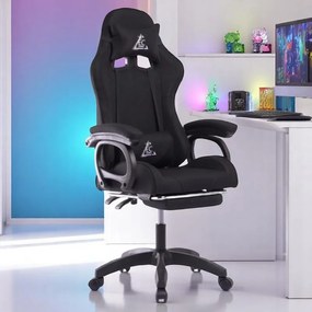 Čierne herné kreslo SNAKE