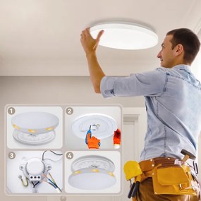 Brilagi - stmievateľné LED svietidlo MILKY WAY LED/24W/230V 3000-6500K priemer 38 cm + DO