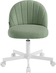 Kozmetická stolička s kolieskami TEDDY OBGB35027C101 zelená