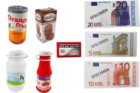 LEAN Toys Kalkulačka s dotykovou fiškálnou pokladňou + príslušenstvo