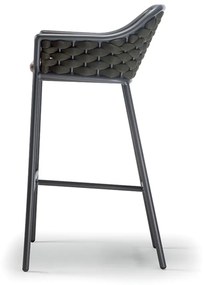 PANAMA barová stolička black/taupe
