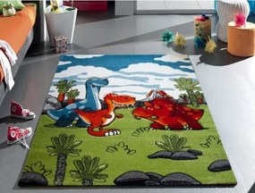 Detský koberec Diamond Kids 120x170 cm, motív dinosauri%