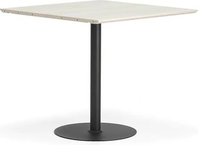 Barový stôl METRIC, rozširujúci diel, 1000x1000x900 mm, čierna/jaseň