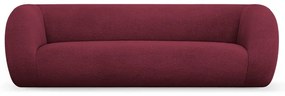 Vínová pohovka z textílie buklé 230 cm Essen – Cosmopolitan Design