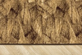 Protišmykový koberec BRUSH 17 hnedý / béžový