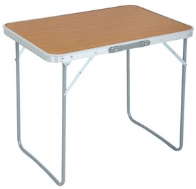 Turistický stolík ARES 70x50 cm drevený