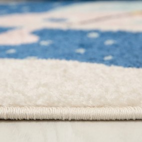 TA Koberec H330A BIELA/NAVY HAPPY FBA Rozmer: 120x170 cm