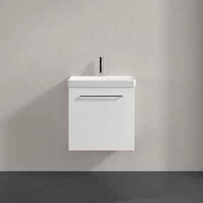 VILLEROY &amp; BOCH Avento závesná skrinka pod umývadlo Compact, 1 dvierka, pánty vpravo, 530 x 352 x 514 mm, Crystal White, A88801B4