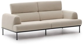 Béžová pohovka z textílie buklé 234 cm Aurum – Kave Home