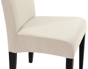 Jedálenská stolička JK79, Dostupné poťahy: Magic Velvet 2219, farebné prevedenie stoličky v dreve: čierna