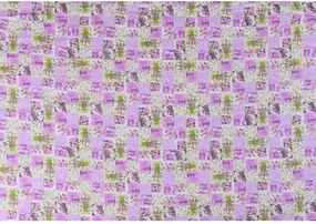 Bavlnené obliečky LEVANDUĽA fialové hotelové vrecko Rozmer obliečky: 70 x 90 cm | 140 x 200 cm