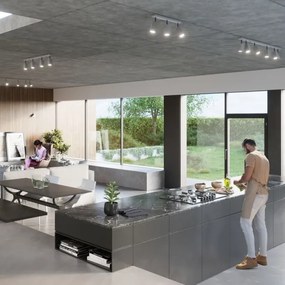 Sollux SL.0455 - Nástenné bodové svietidlo MERIDA 1xGU10/40W/230V šedá