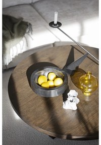 Tmavohnedý okrúhly konferenčný stolík v dekore duba ø 110 cm Boxford – Rowico