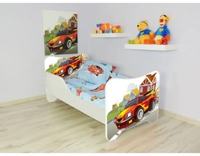Detská posteľ s obrázkom 140x70 - Auto