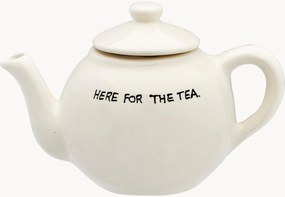 Ručne maľovaný keramický čajník Here For The Tea, 1,5 l