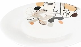 Keramický servírovací tanier VDE Tivoli 1996 Face to Grey, ø 35 cm
