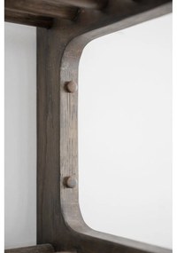 Tmavo hnedý nástenný vešiak z dubového dreva Inverness - Rowico