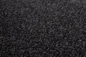 Vopi koberce Kusový koberec Eton čierny kvetina - 160x160 kvietok cm