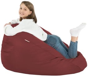 Sedací vak SAKO bordový ekokoža