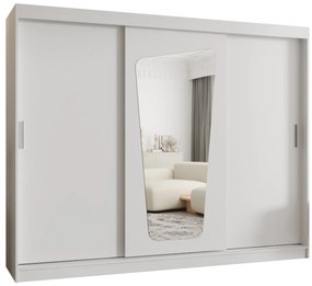 Šatníková skriňa 250 cm Mokka (biela). Akcia -20%. Vlastná spoľahlivá doprava až k Vám domov. 1126040