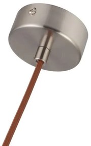 Závesný luster na lanku 1xGU10/10W/230V, priemer 11 cm, masív/jaseň