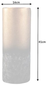 Váza Abstrakt 40cm zlatá patina
