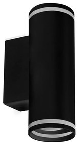 Nástenné bodové svietidlo PARIS 2xGU10/10W/230V IP20 čierna