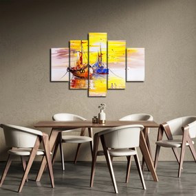 Obraz - Maľba loďou (150x105 cm)