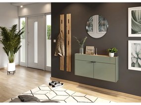 Šalviová zelená skrinka 110x57x22 cm Ameca – Germania