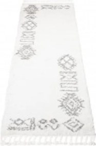 TA Koberec G939A KRÉMOVÁ/TMAVOSIVÁ BOHO Rozmer: 100x160 cm