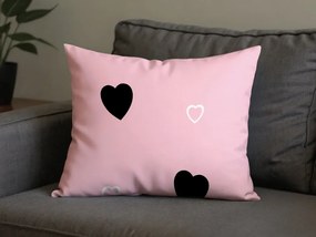 Sada 2 ks dekoračných povlakov na vankúš CORAZON BLEND 50x70 cm, ružová