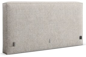 Béžové čalúnené čelo postele 209x100 cm Olivia – Micadoni