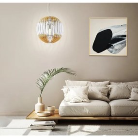 Eglo 32847 - Závesný luster OLMERO na lanku 1xE27/60W/230V
