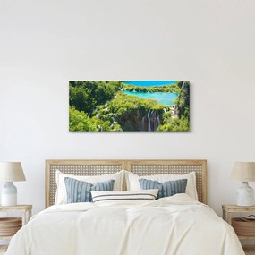 Obraz - Vodopády (120x50 cm)