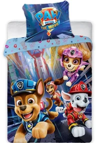 DETSKÉ BAVLNENÉ OBLIEČKY BABY PAW PATROL 100X135 CM, 1KS 40X60 CM VZOROVANÉ