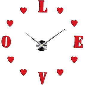 Moderné nalepovacie nástenné hodiny | 3D hodiny 12S011-Wanduhr
