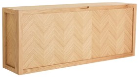 Výklopná závesná skrinka na topánky z dubového dreva Herringbone - Hübsch