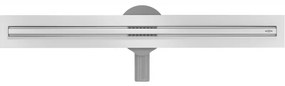 Mexen Flat nerezový sprchový žľab s rotačným 360° sifónom 60 cm, vzor SLIM, 1041060