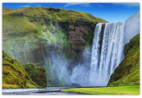 Obraz - Vodopád Seljalandsfoss (90x60 cm)