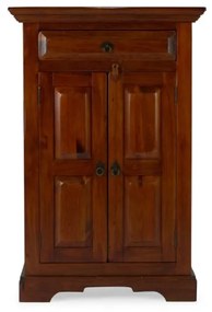 furniture-nabytek.cz - Masívna komoda Catana z borovice, lakovaná, hnedá – 75×44×115 cm